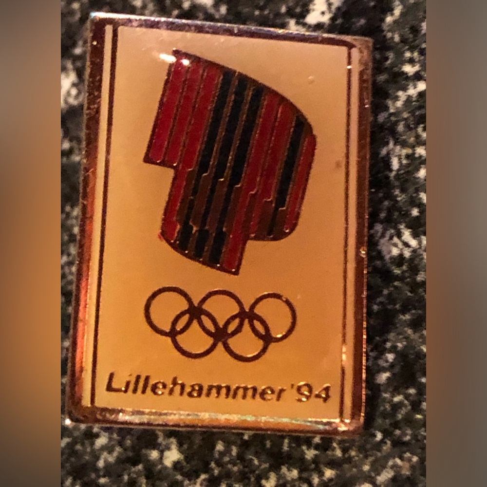 Lillehammer 1994 Olympics Pin Vintage Collectible